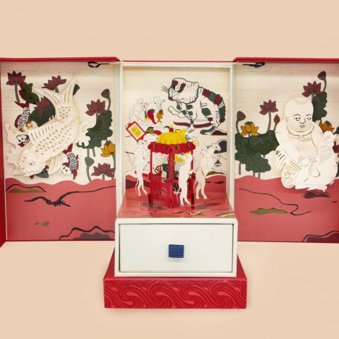 Dong Ho painting 3D box
