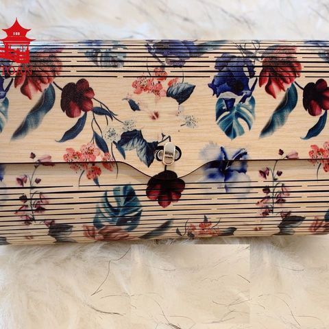 Wooden handbag