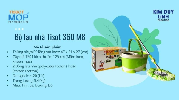360 spin mop set