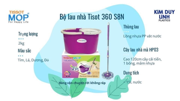 360 spin mop set