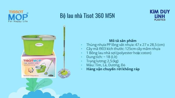 360 spin mop set