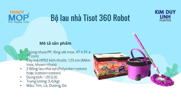 360 spin mop set