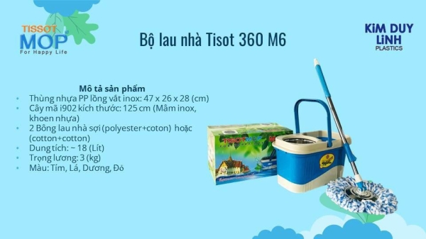 360 spin mop set