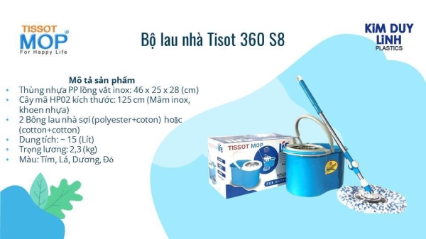 360 spin mop set