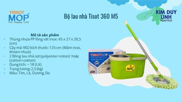 360 spin mop set