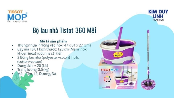 360 spin mop set