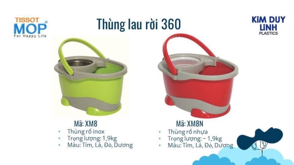 Mop container