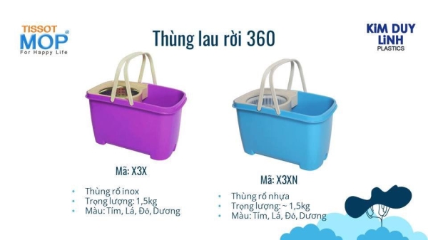 Mop container