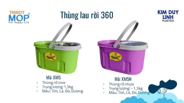 Mop container
