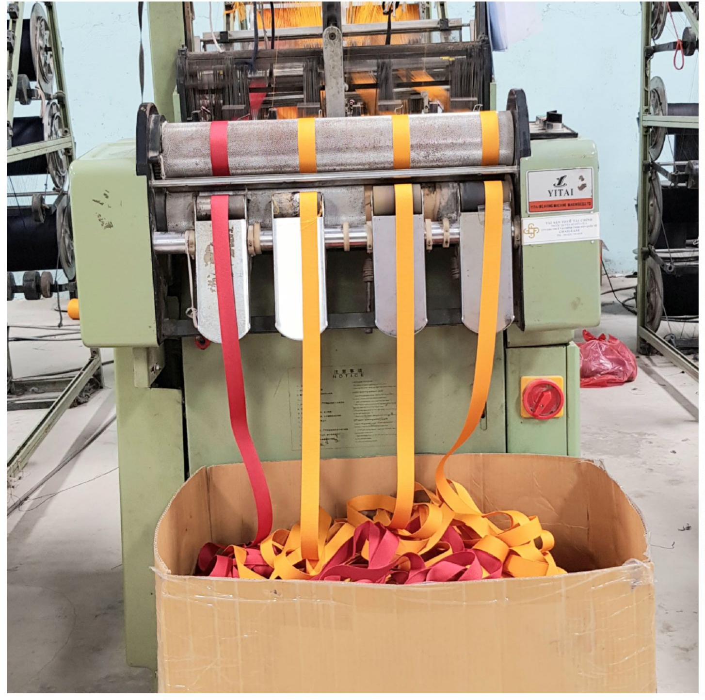 Webbing machine