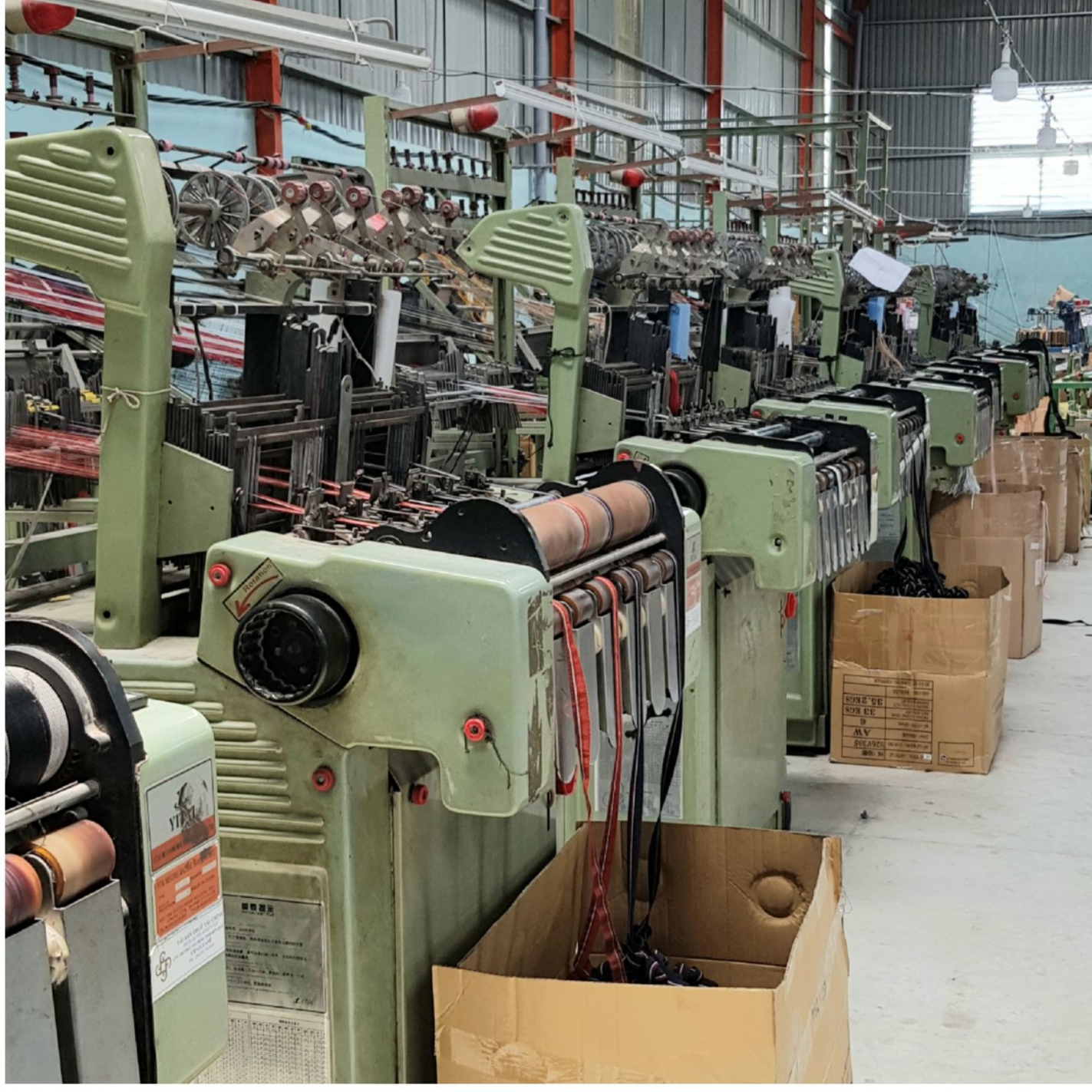 Webbing machine