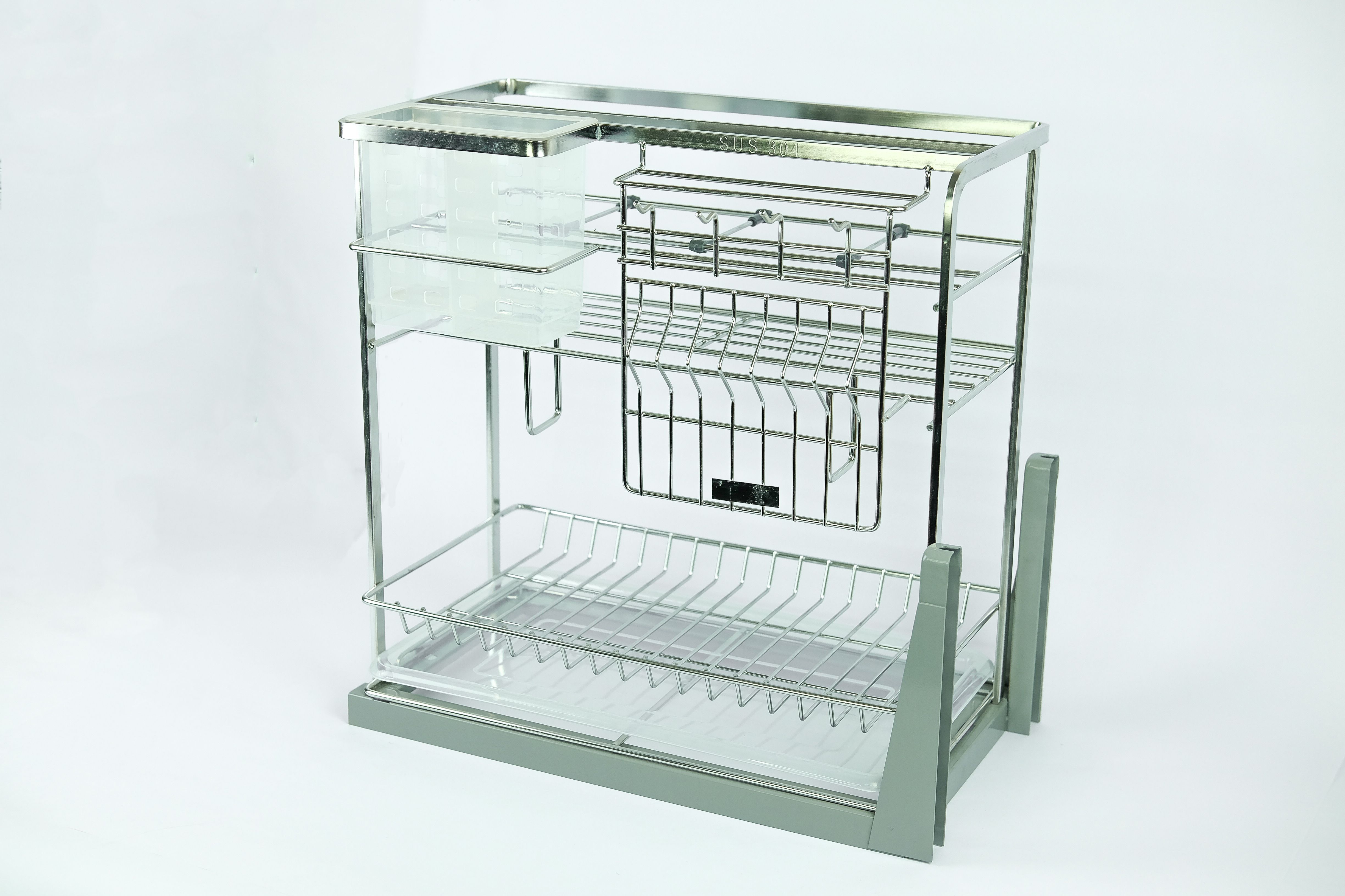 Multi-functional dish rack