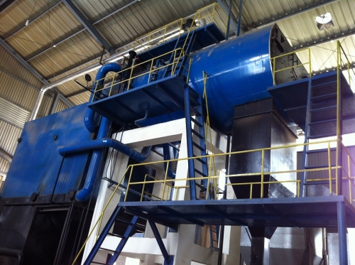 Fluidized bed boiler