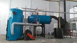 Waste fabric fired boiler