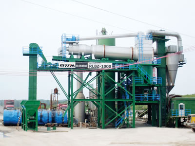 RAP recycling plant