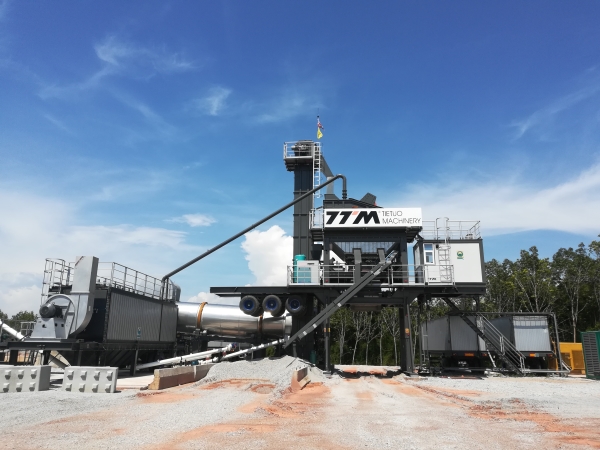 YLB1500 120T/H Mobile Asphalt Plant Thailand