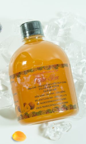 Mini bottled passion fruit concentrate