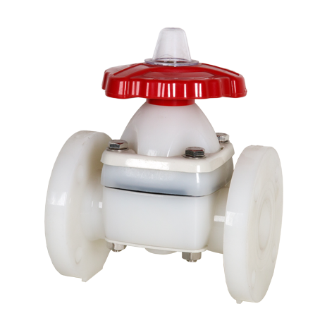 New PVDF Flange Diapharm Valve