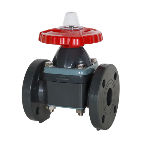 New UPVC Flange Diapharm Valve