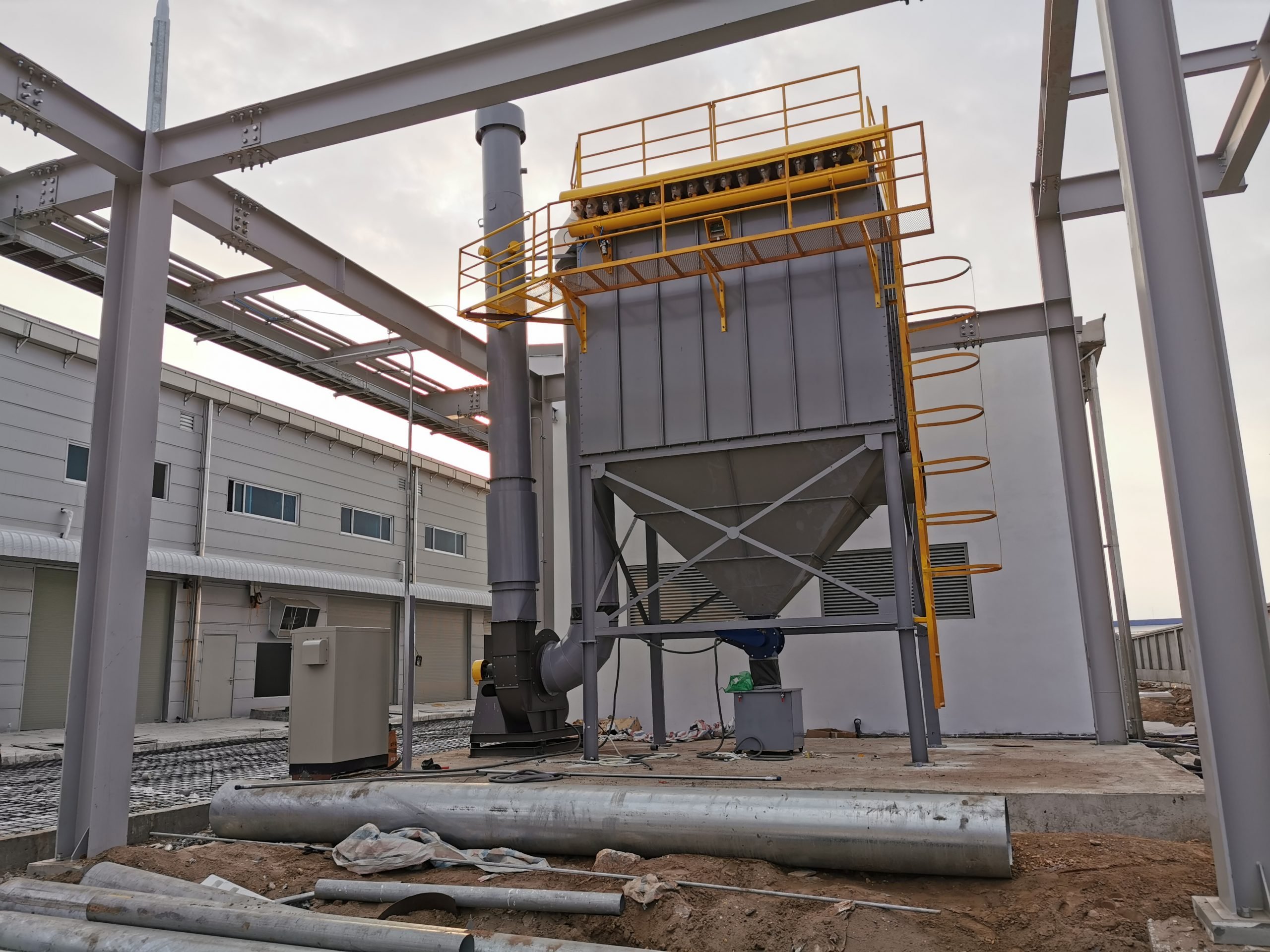 Dust treatment system