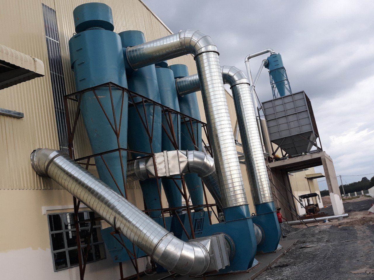 Dust treatment system