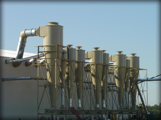 Cyclone dust collection system