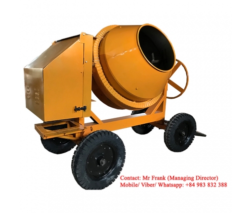 Concrete Mixer 4 Big Wheels