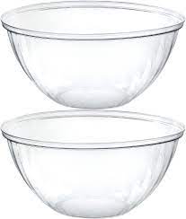 Disposable plastic bowl