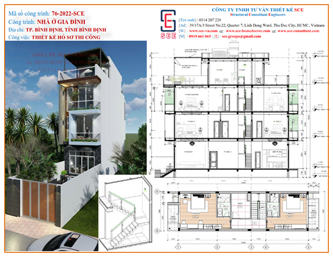 Design, construction and inspection work