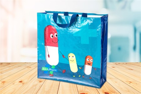 Supermarket shopping bags