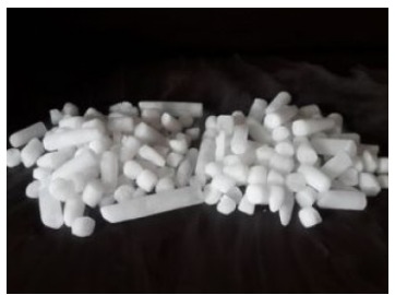 Dry ice pellets