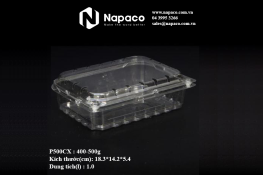 Vacuum formed plastic box