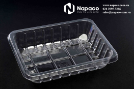 Vacuum formed plastic box