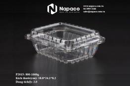 Vacuum formed plastic box