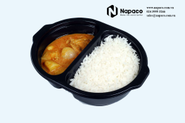 Vacuum formed plastic tray