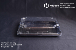Vacuum formed plastic tray