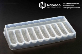 Vacuum formed plastic tray