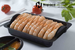 Vacuum formed plastic tray