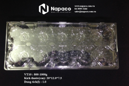 Vacuum formed plastic blister