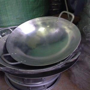 2 straps aluminum pan