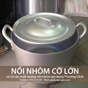 Large aluminum pot