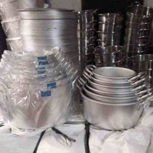 Small aluminum pot