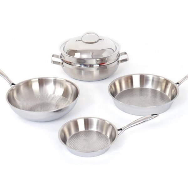 Stainless steel pot
