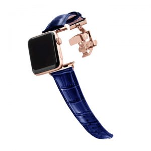 Blue watch strap