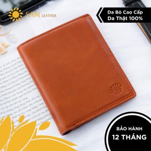 Brown leather wallet
