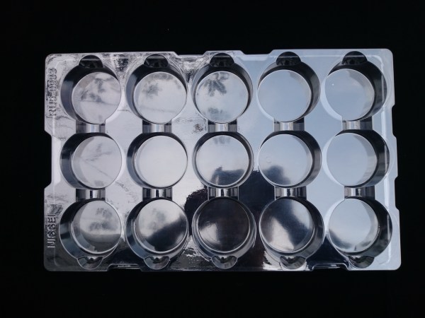 Plastic tray for storing electronic accessories