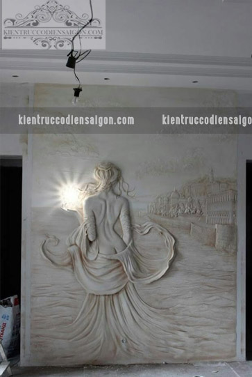 Decorative relief monuments