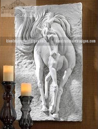 Decorative relief monuments