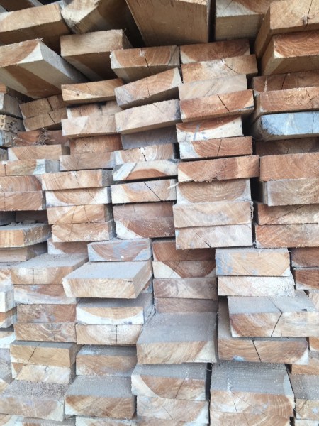 Rough Sawn Teak Wood