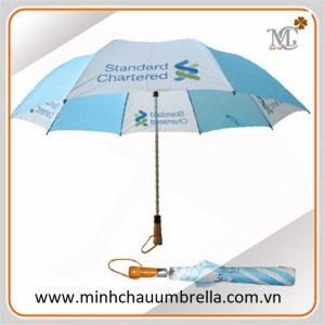 Folded umbrella